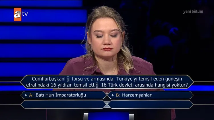 SON DAKİKA! Kim Milyoner Olmak İster’de tarihi anlar: İşte 1 milyon TL değerindeki o soru