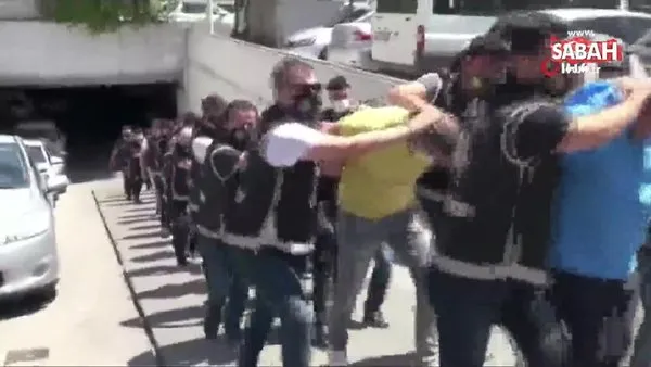 İstanbul'da suç örgütü operasyonunda 9 tutuklama | Video