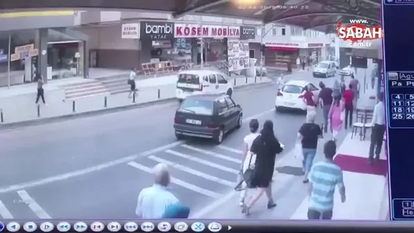 İstanbul'da 4. katta cam silen kadının pencereden otomobilin üzerine düşme anı görüntüleri ortaya çıktı