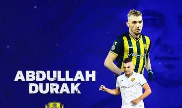Ankaragücü’nden Abdullah Durak’a yeni sözleşme!
