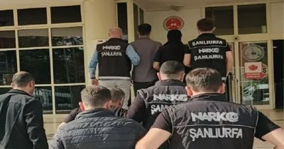 Şanlıurfa’da uyuşturucudan hapis cezası bulunan 8 zanlı tutuklandı #sanliurfa
