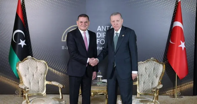 Başkan Erdoğan, Libya Başbakanı Abdulhamid Dibeybe ile görüştü