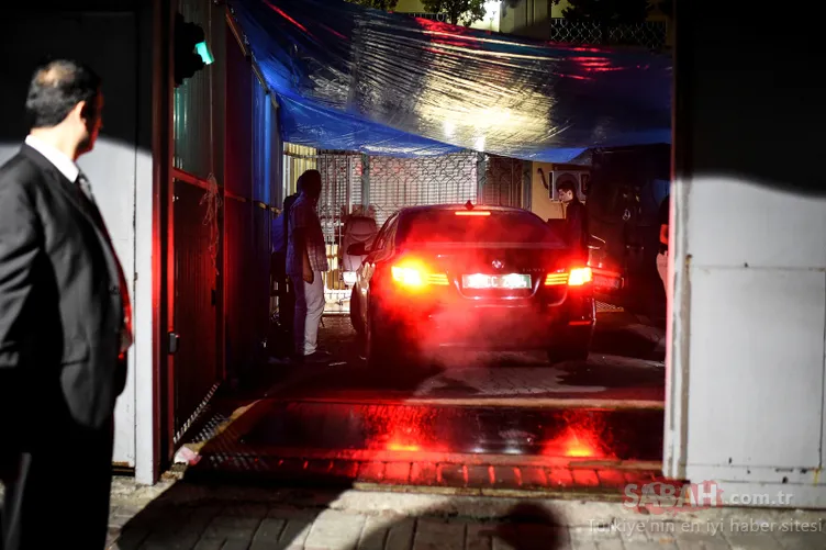 Konsoloslukta arama bitti! Polislerin üzerinde kırmızı lekeler