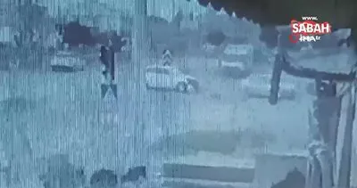 Manavgat’ta 2 kişinin yaralandığı kaza kamerada | Video