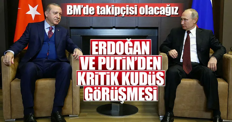 Cumhurbaşkanı Erdoğan-Putin ile görüştü