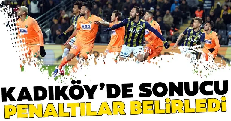 Fenerbahçe 1 - 1 Alanyaspor MAÇ SONUCU