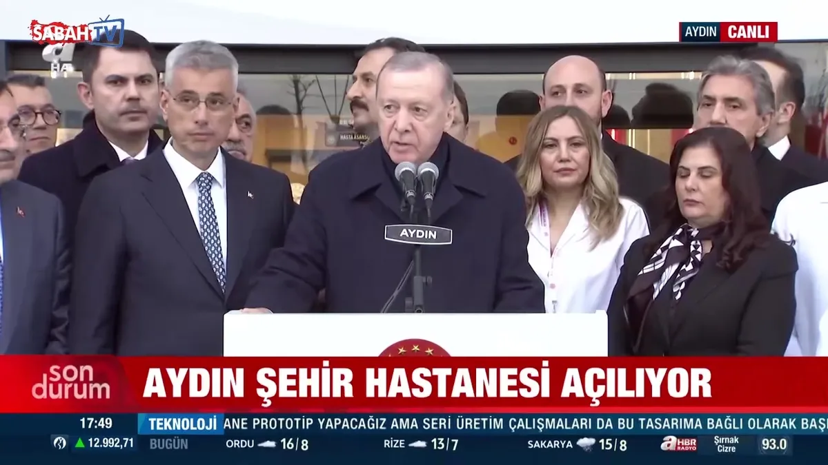 Başkan Erdoğan Aydın Şehir Hastanesi’nin açılışını gerçekleştirdi! videosunu izle Başkan Erdoğan Aydın Şehir Hastanesi’nin açılışını gerçekleştirdi! videosunu izle