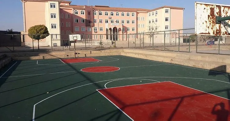 Bismil Belediyesinden okullara basketbol sahası