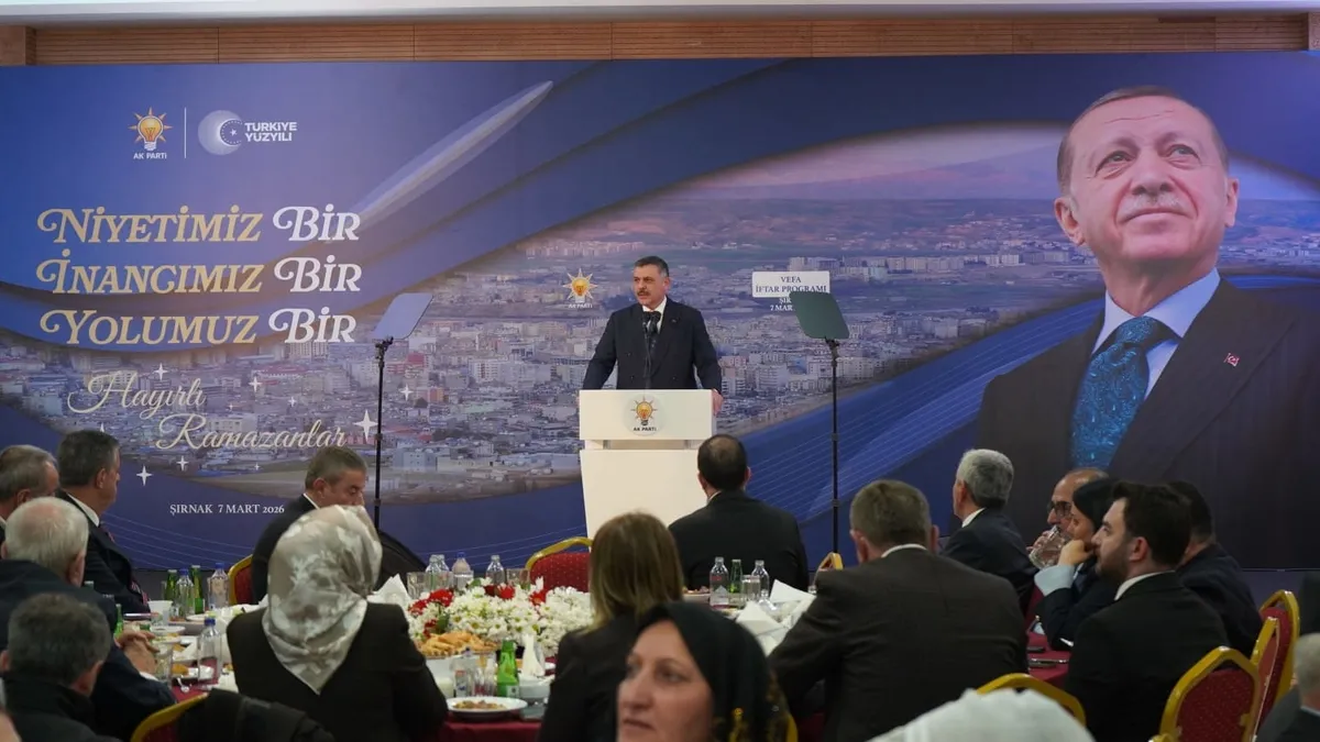 İçişleri Bakanı Çiftçi Şırnak'ta: Bugün Gabar'da 81 bin varil petrol üretimi gerçekleşiyor