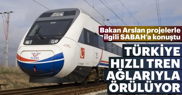 Türkiye hızlı tren ağlarıyla örülüyor