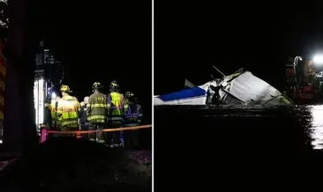 ABD’de uçak nehre çakıldı! 3 ölü