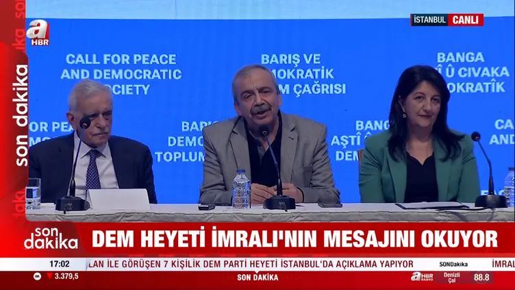 SON DAKİKA! İmralı görüşmesinden ilk fotoğraf geldi! İşte teröristbaşı Öcalan ve DEM Parti heyeti