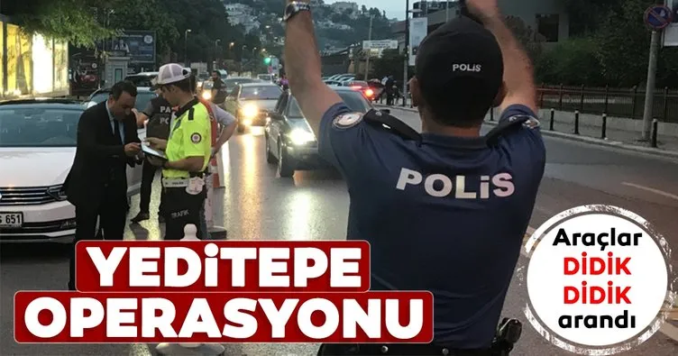 İstanbul’da helikopter destekli “Yeditepe Huzur” uygulaması