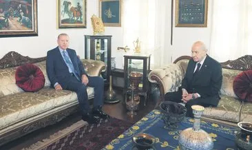Erdoğan ve Bahçeli bir araya geldi #ankara