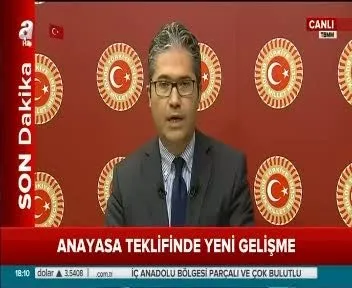 Anayasa teklifinde yeni gelişme