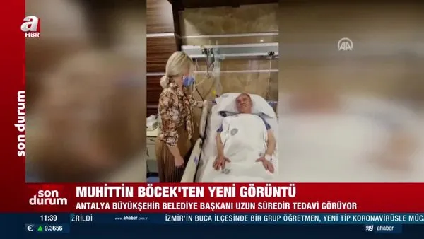 Koronavirüs tedavisi sonrası Antalya Büyükşehir Belediye Başkanı Muhittin Böcek'ten aylar sonra ilk görüntü | Video