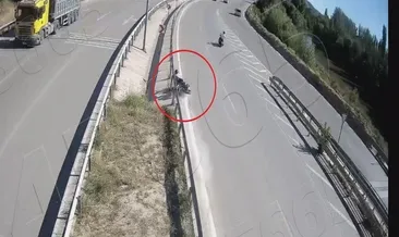 Amasya'da feci kaza! Bariyere çarpan motosikletin sürücüsü hayatını kaybetti #amasya