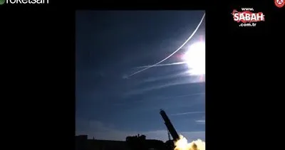 Milli füze ‘Bora’ hedefi böyle vurdu!