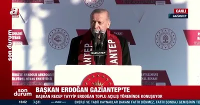 Başkan Erdoğan, Gaziantep’te toplu açılış töreninde konuştu | Video