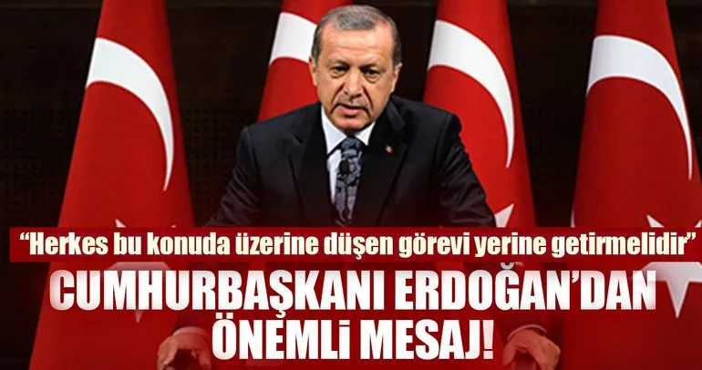 Cumhurbaşkanı Erdoğan, 2017-2018 Adli yıl açılışı münasebetiyle mesaj yayınladı