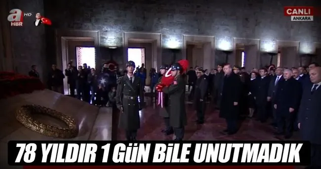 Atatürk’ü anıyoruz