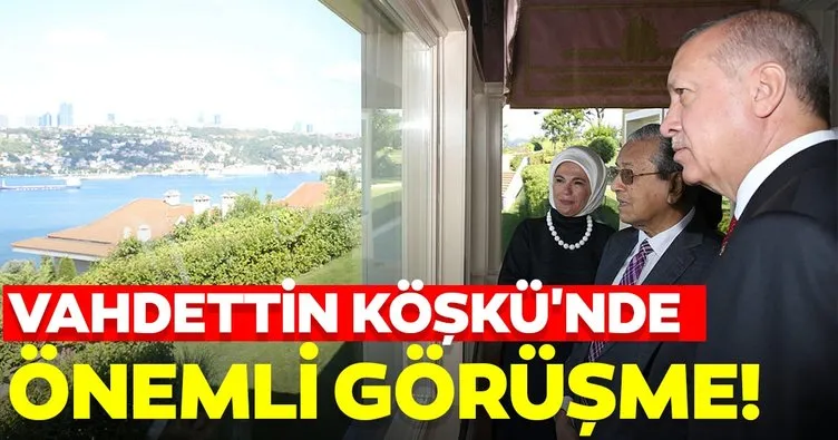 Erdoğan, Mahathir ile kahvaltıda buluştu