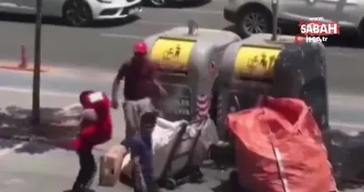 Çöpten çıkan mutluluk kamerada