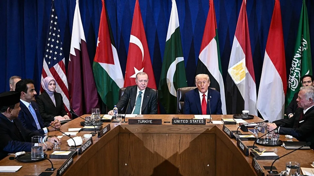BM'de Gazze Zirvesi! Başkan Erdoğan ile Trump bir araya geldi