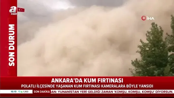 Son dakika: Ankara'da korkutan kum fırtınası! Gökyüzünü devasa bir toz bulutu kapladı! İşte görüntüler | Video