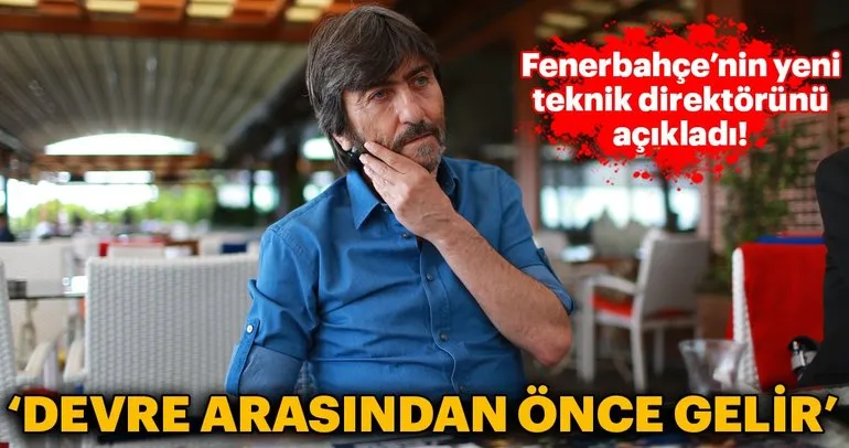 Rıdvan Dilmen’den teknik direktör açıklaması: Fenerbahçe...