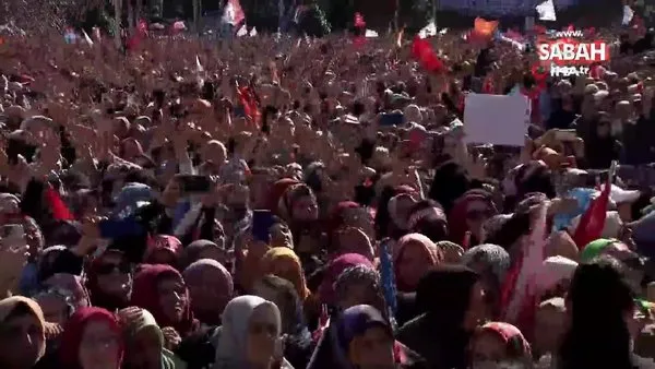 Başkan Erdoğan'ın Rize mitingine yoğun katılım | Video