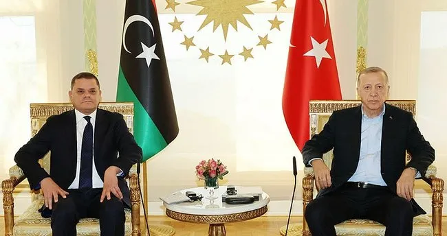Başkan Erdoğan Libya Başbakanı Dibeybe'yi kabul etti