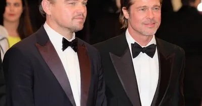 Brad Pitt ve  Leonardo Di Caprio Cannes Film Festivali’ne damga vurdu