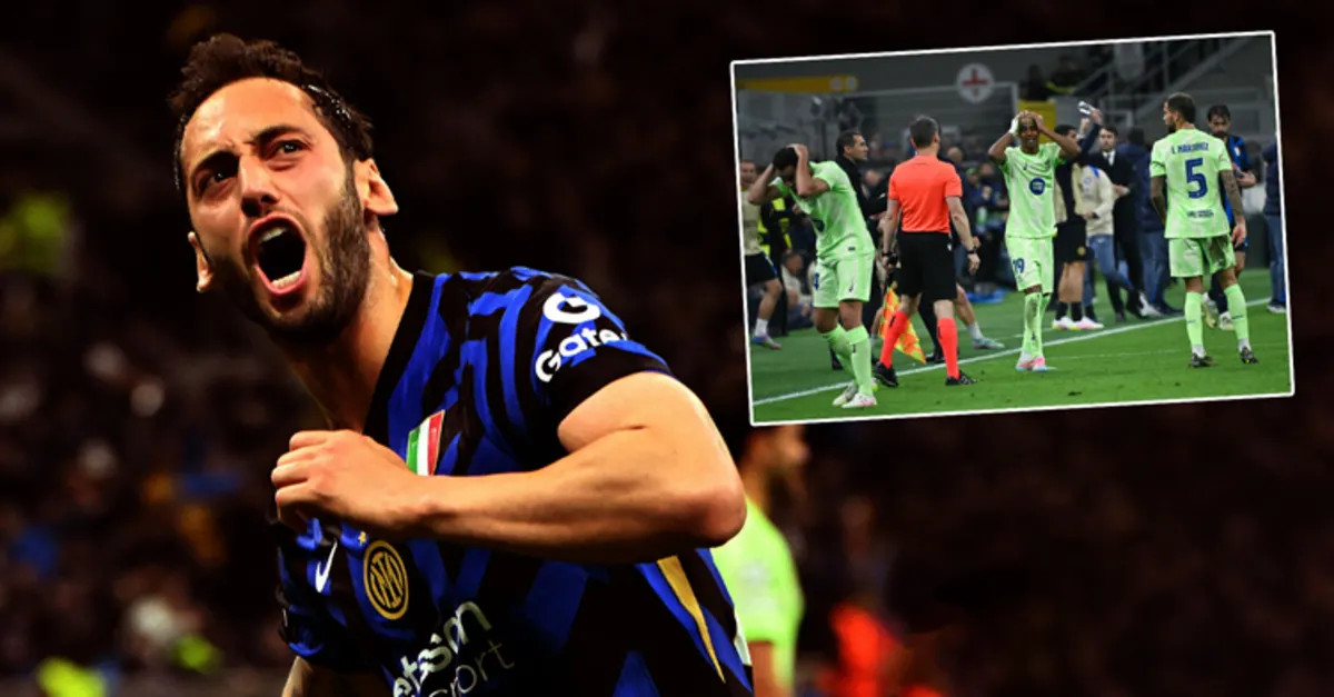 Hakan Çalhanoğlu tarihe geçti! Inter, Şampiyonlar Ligi'nde Barcelona'yı devirdi…