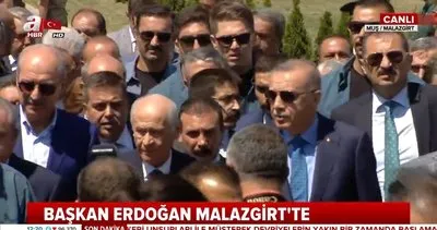 Cumhurbaşkanı Erdoğan, Malazgirt’te