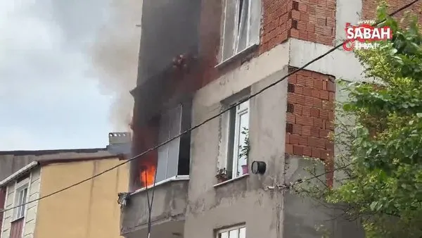 Arnavutköy’de korkutan yangın: Hortum ve kovayla yangına böyle müdahale ettiler | Video