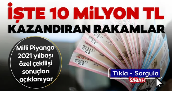 Yılbaşı talihlisi kazandığı parayı faize yatırdı Milli Piyango Sorgulama / Sirali Tam Liste 2021 Milli Piyango Sonuclari
