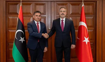 Bakan Fidan Libya Genelkurmay Başkan Vekili Nemruş ile bir araya geldi