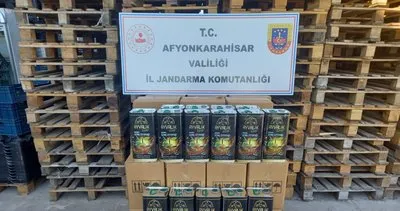 Afyon’da 680 litre kaçak zeytinyağı ele geçirildi #afyonkarahisar