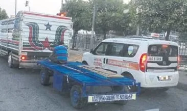 At arabasında tehlikeli yolculuk