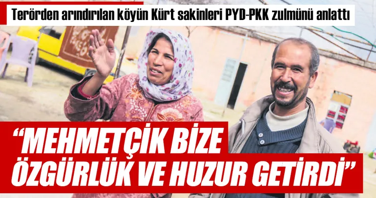 Mehmetçik bize özgürlük ve huzur getirdi