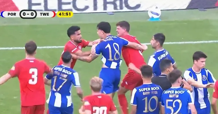 Naci Ünüvar ve Veiga birbirine girdi! İşte o anlar...