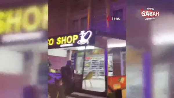 Esenyurt'ta ilaçlanan dükkandan sızan koku, binada kalanları zehirledi | Video