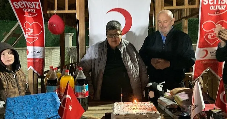 Mehmet’e yaş günü sürprizi