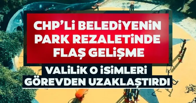 Son dakika: CHP’li belediyenin PKK paçavralı park rezaleti ile ilgili flaş gelişme