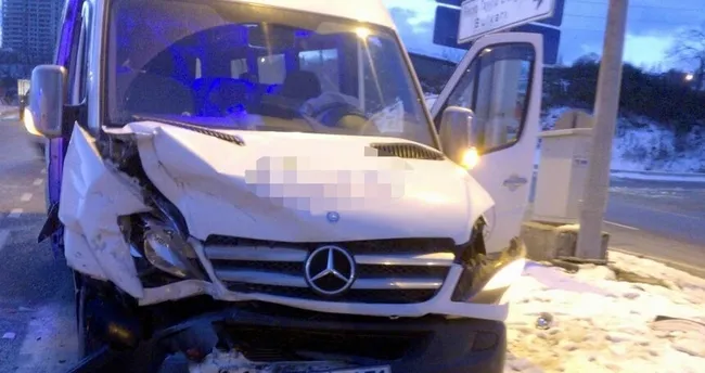 Öğrenci servisi kaza yaptı: 7 yaralı