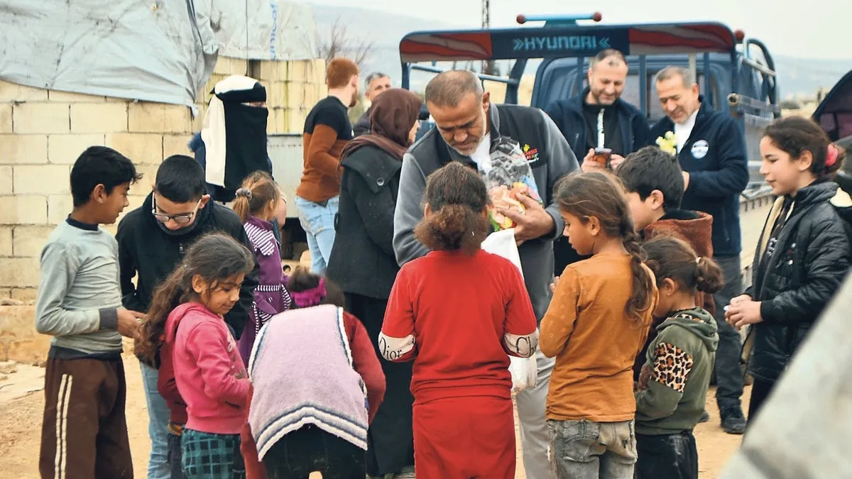 Ramazanda Suriyeliler unutulmadı