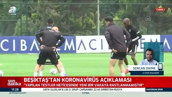 Son dakika: Beşiktaş'tan koronavirüsü açıklaması! 