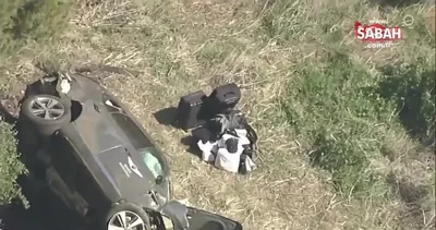 Son dakika: Golf efsanesi Tiger Woods trafik kazası geçirdi! | Video