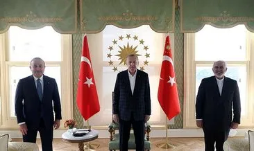 Başkan Erdoğan, İran Dışişleri Bakanı Zarif’i kabul etti